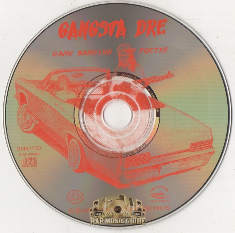 洋楽 Gangsta Dre - Gang Bangin' Poetry g-rap Gangsta Dre - Gang Banging Poetry: 1st Press. CD | Rap Music